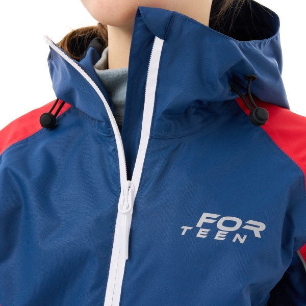 Dragonfly Комплект дождевой (куртка брюки) Active Teenager Blue - Red (мембрана)