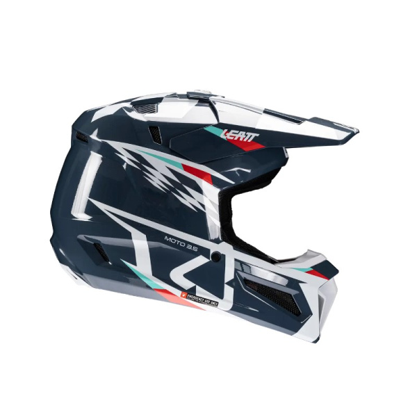 Leatt Шлем кроссовый Helmet Kit Moto 3.5 V25 Blue