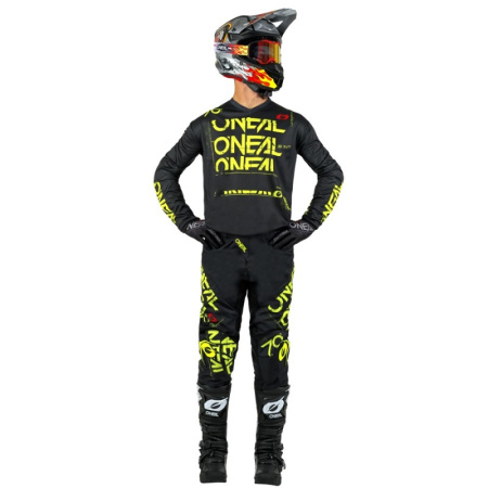Oneal Штаны Element Static V.25 черный/желтый