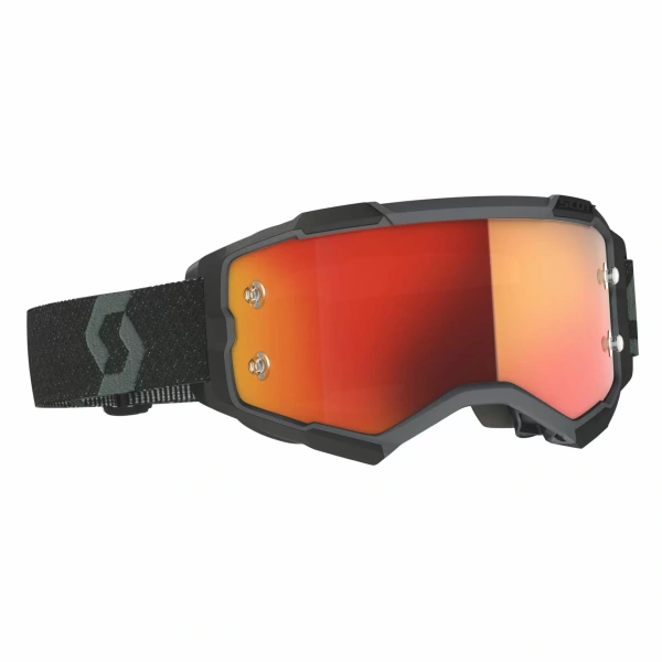 Scott Очки Fury black orange chrome works