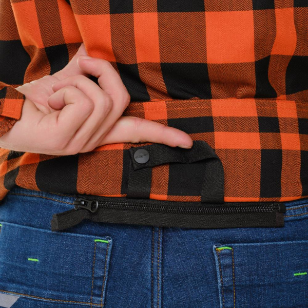 Dragonfly Моторубашка Streetfighter Orange с защитой 2024