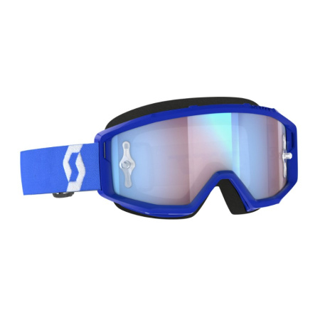 Scott Очки Primal blue/white blue chrome works