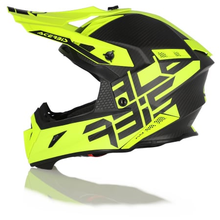 Acerbis Шлем Steel Carbon Yellow/Fluo