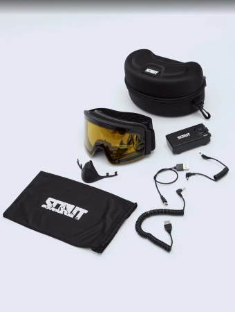 Scout Очки с подогревом Vision-X Heated Goggles Black, Yellow lens