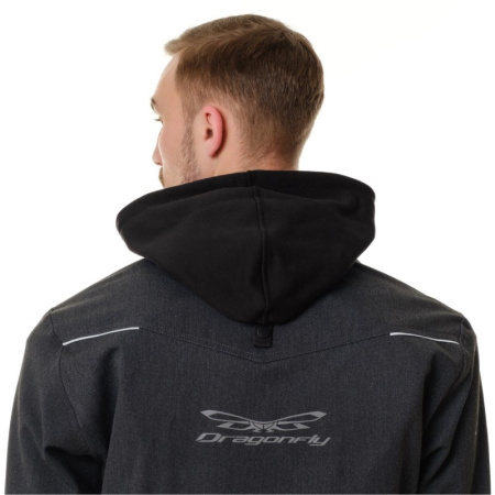 Dragonfly Моторубашка Streetfighter Graphite с защитой 2024