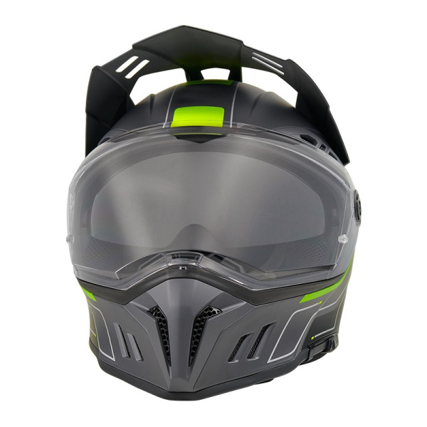 Oneal Шлем кроссовый со стеклом Sierra RS Echo желтый/черный