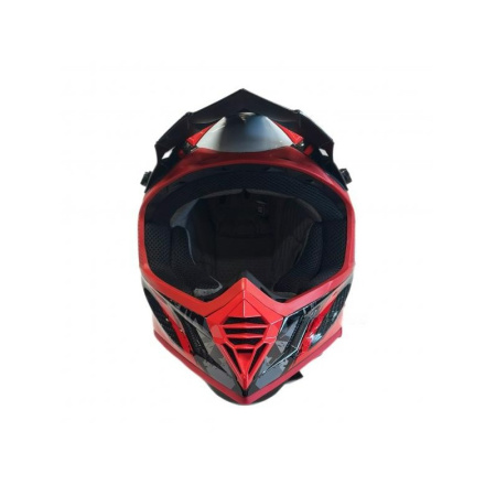 AiM Шлем RH855 Carbon Terrain Black/Red