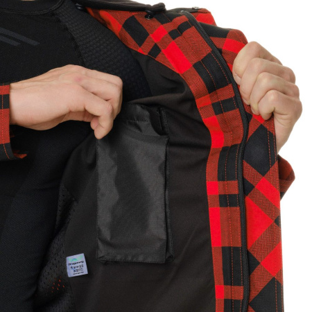 Dragonfly Моторубашка Streetfighter Red с защитой 2024