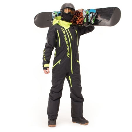 Dragonfly Комбинезон Gravity Premium Man Black - Yellow Green 2023