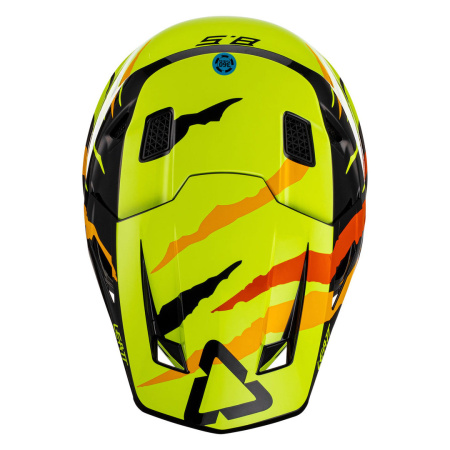 Leatt Мотошлем Moto 8.5 Helmet Kit Citrus Tiger (2023)
