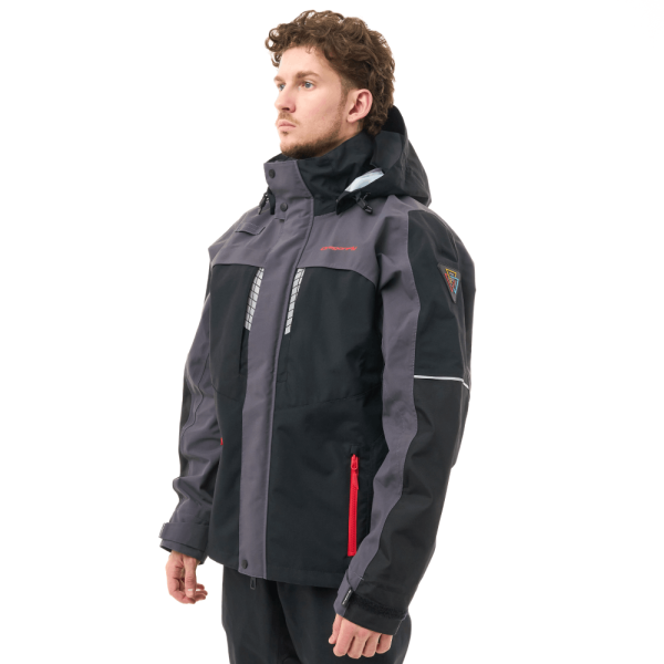 Dragonfly Куртка мембранная Quad Pro Man 2025 Black - Grey