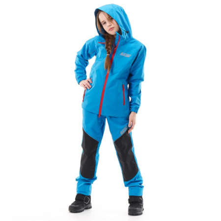 Dragonfly Дождевой комплект Evo For Teen Blue (куртка,штаны)
