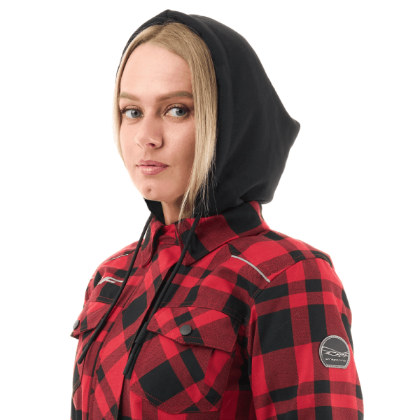 Dragonfly Моторубашка Streetfighter Woman Red с защитой 2025