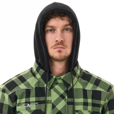 Dragonfly Моторубашка Streetfighter Green с защитой 2025