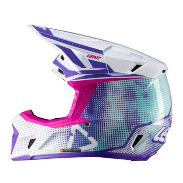 Leatt Шлем кроссовый  7.5 V26 Purple + очки Velocity 4.5
