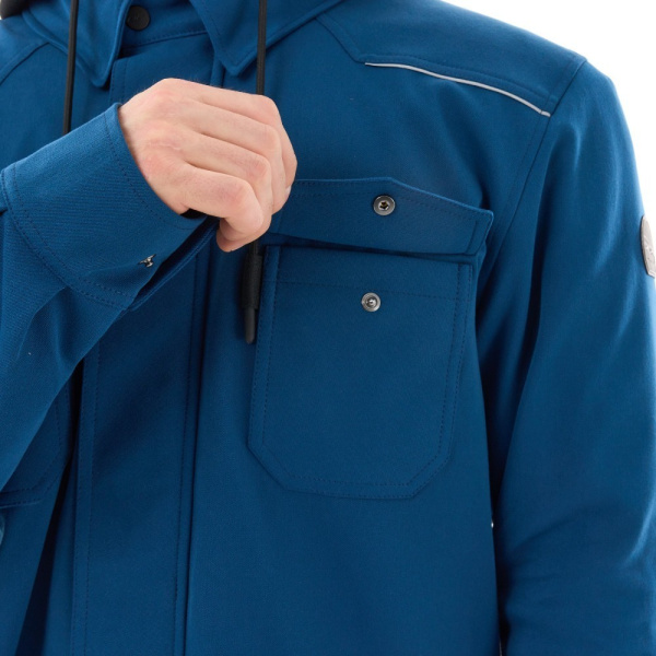 Dragonfly Моторубашка Streetfighter Dark Blue с защитой 2025