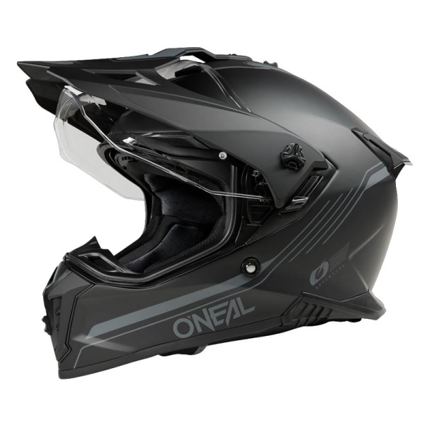 Oneal Шлем кроссовый со стеклом A-SRS Solid мат. черный