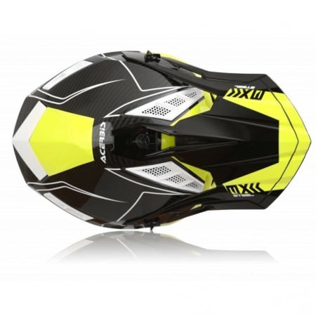 Acerbis Шлем Steel Carbon White/Yellow