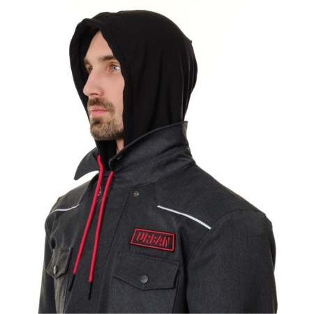 Dragonfly Моторубашка Streetfighter Graphite с защитой 2024