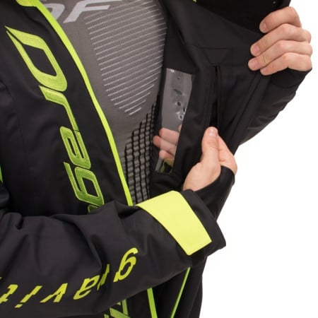 Dragonfly Комбинезон Gravity Premium Man Black - Yellow Green 2023