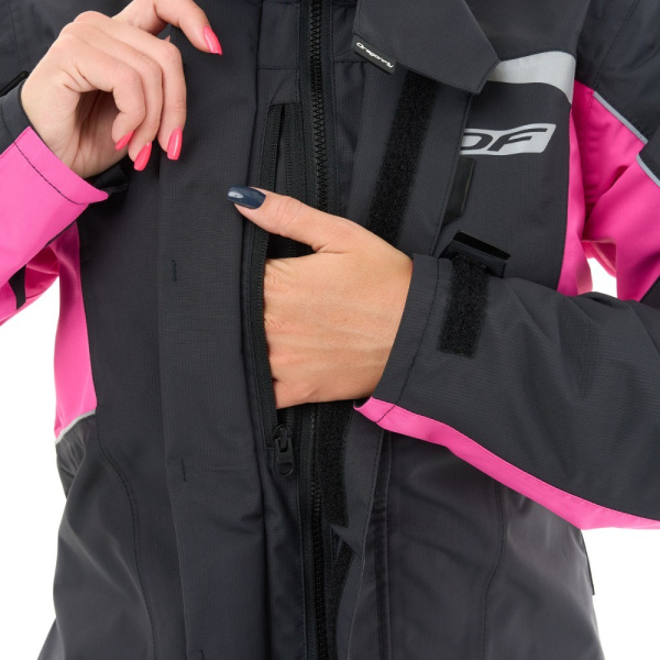 Dragonfly Дождевая куртка Evo Woman Black - Pink (мембрана) 2025