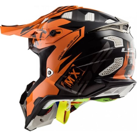 LS2 Мотошлем MX700 Subverter Evo Emperor Черно-оранжевый