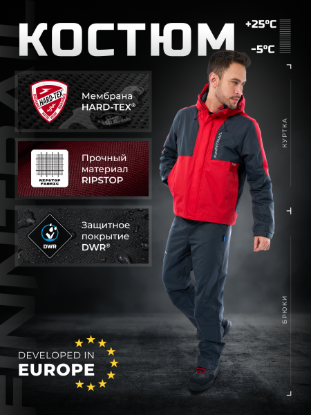 Finntrail Костюм LightSuit 3503 Red