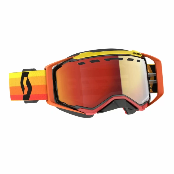 SCOTT Очки Prospect Snow Cross orange/yellow enhancer red chrome