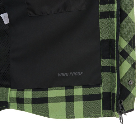 Dragonfly Моторубашка Streetfighter Green с защитой 2025