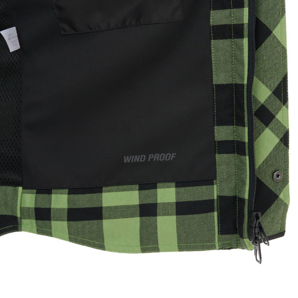 Dragonfly Моторубашка Streetfighter Green с защитой 2025