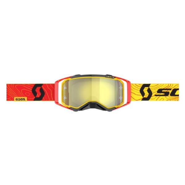 Scott Очки Prospect 6 Days 2024 red/yellow
