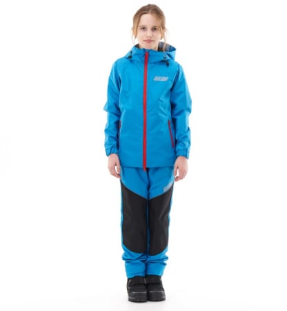 Dragonfly Дождевой комплект Evo For Teen Blue (куртка,штаны)