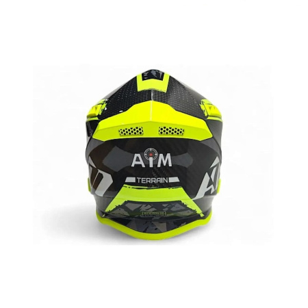 AiM Шлем RH855 Carbon Terrain Black/Yellow