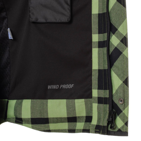 Dragonfly Моторубашка Streetfighter Green с защитой 2024