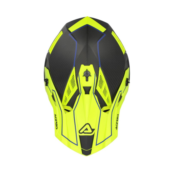 Acerbis Шлем Steel Carbon Yellow/Fluo