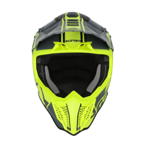 Acerbis Шлем Airstrike-C 22-06 Black/Fluo Yellow