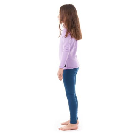 Dragonfly Детское термобелье Зима высокий ворот Lavander - Deep Blue