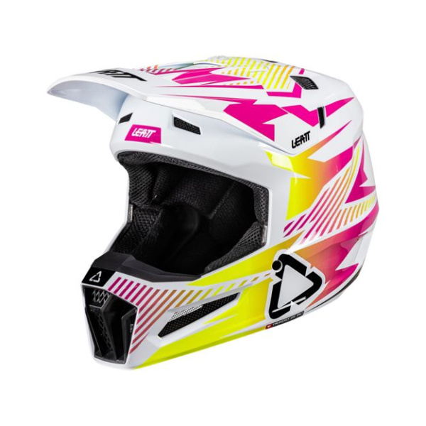 Leatt Шлем кроссовый 3.5 V26 Storm Pink + очки Vizion 3.5