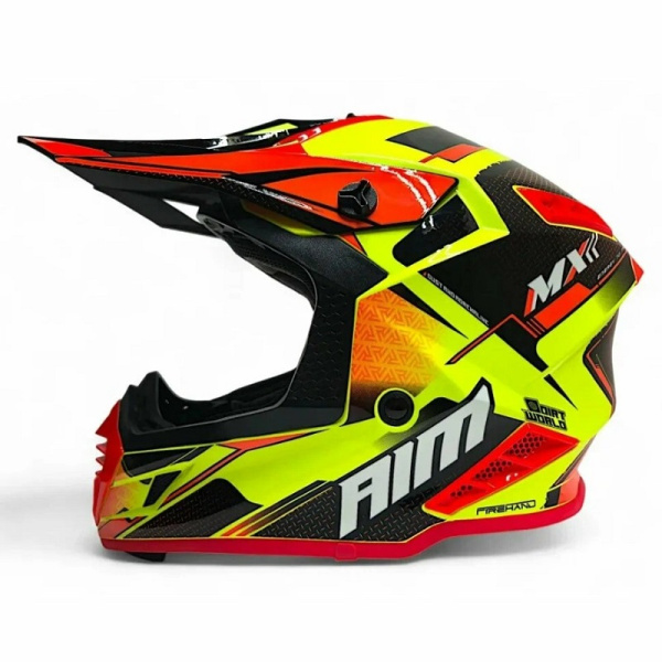 AiM Шлем RH855 (Fiber Glass) Swift Yellow/Black