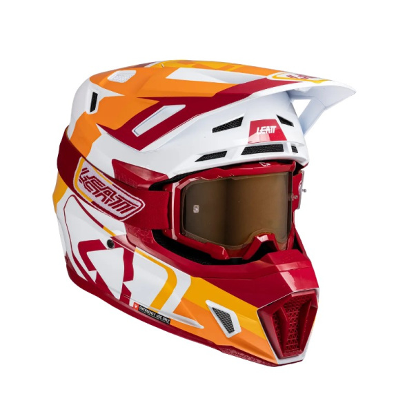 Leatt Шлем кроссовый Helmet Kit Moto 7.5 V25 Ruby