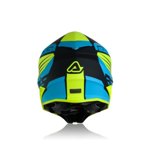 Acerbis Шлем кроссовый X-Track Light Blue/Fluo Yellow