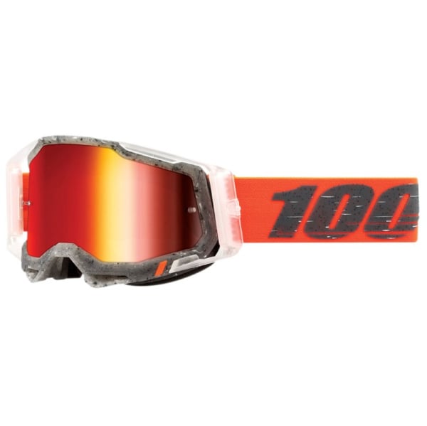 100% Очки Racecraft 2 Goggle Schrute/Mirror Red Lens