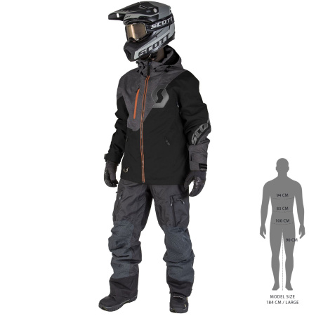 Scott Полукомбинезон мужской Move Dryo black