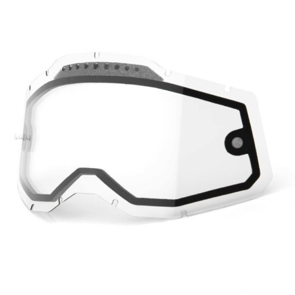 100% Линза RC2/AC2/ST2 Двойная прозрачная с продувкой