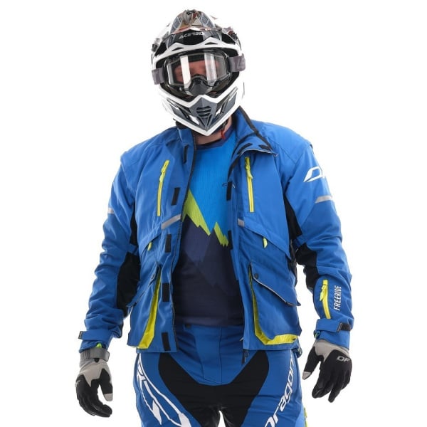 Dragonfly Куртка Эндуро Freeride Blue-Yellow