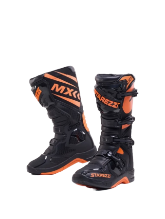 Starezzi Мотоботы Milano Black/Orange