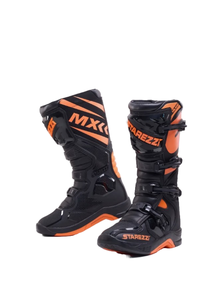 Starezzi Мотоботы Milano Black/Orange
