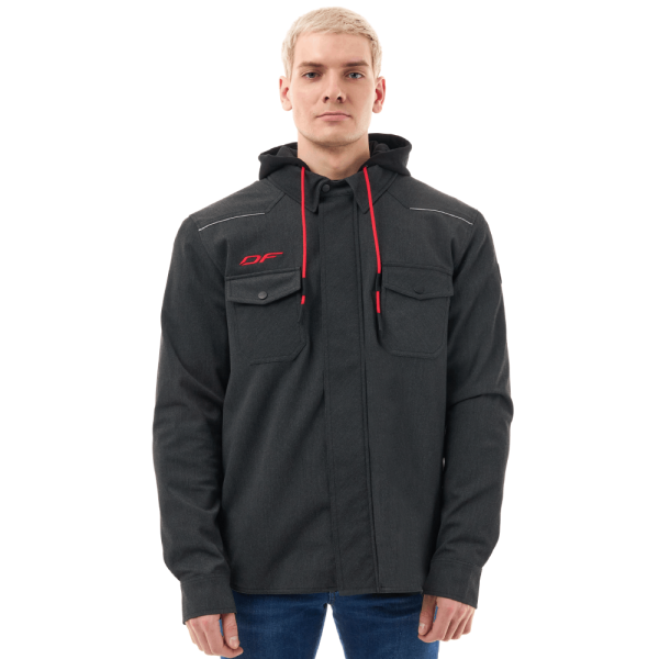 Dragonfly Моторубашка Streetfighter Graphite с защитой 2025