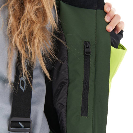 Dragonfly Куртка утепленная GRAVITY for Teen Green - Orange 2024