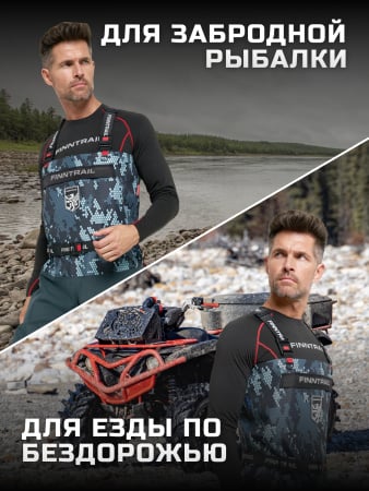 Finntrail Вейдерсы с сапогом Enduro BF 5280 Camo/Grey